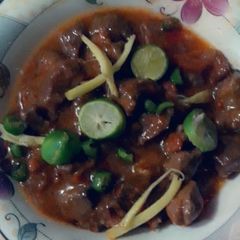 A picture of Mutton karahi.