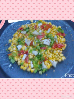 कॉर्न सलाद (Corn Salad recipe in hindi) रेसिपी मुख्य फोटो