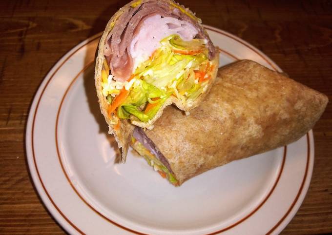 Simple Way to Prepare Quick Turkey &amp; Roast Beef Wheat Wraps