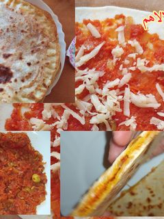 صورة لوصفة مطبقة محشية بالطماطم والجبن