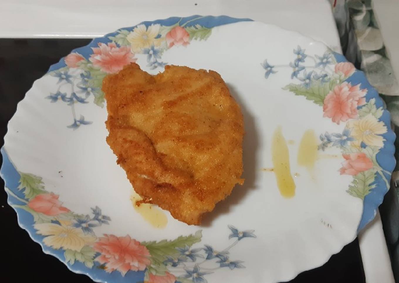 Filetes de pollo con gorgonzola y calabacín