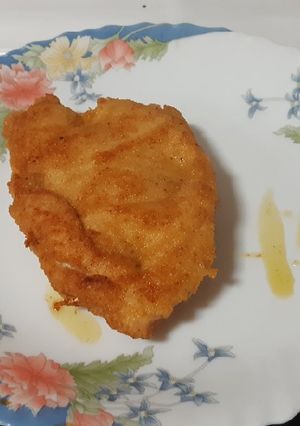 Una foto de Filetes de pollo con gorgonzola y calabacín