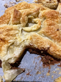 Una foto de Napolitana de chocolate