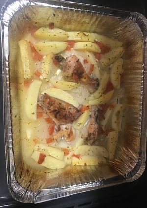 Una foto de Asado de pollo, estilo murciano