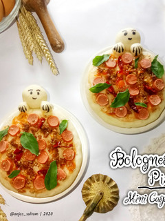 Foto resep Bolognese Pizza Mini Casper