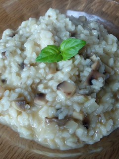 Una foto de Arroz con champiñones