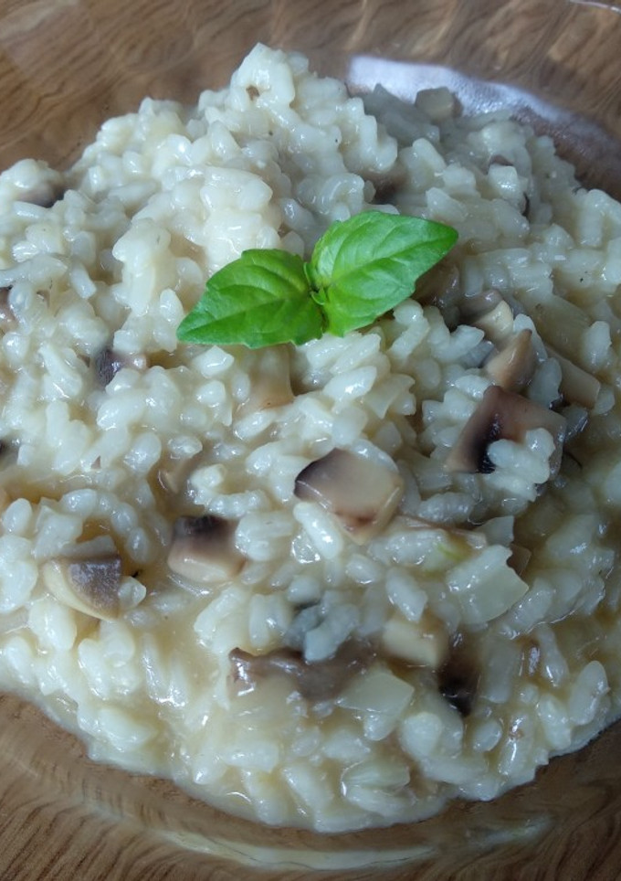 Una foto de Arroz con champiñones