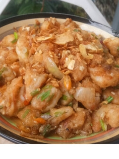 Foto resep Udang Goreng Saus Telur Asin
