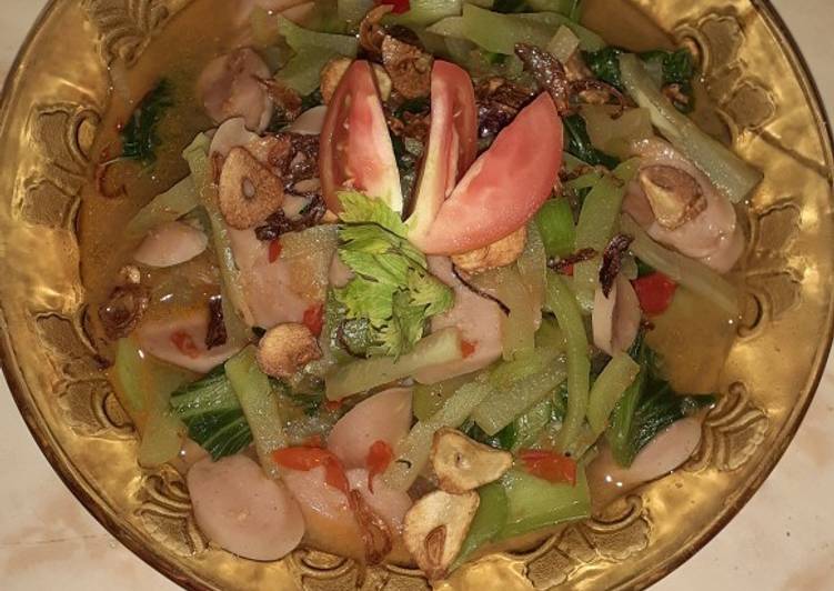 Tumis sayur bumbu seblak