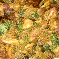 A picture of Chicken korma in another style.
