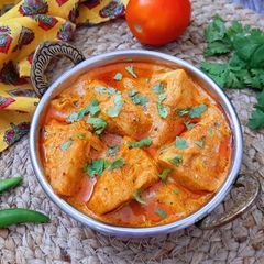 A picture of No Onion No Garlic Raw Jackfruit Curry.