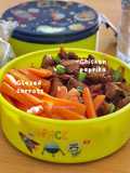 Ide bekal 2 : Chicken paprika & glazed carrots