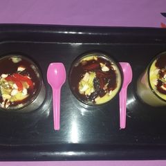 A picture of Apple custard.