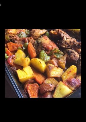 صورة لوصفة صينية دجاج بالفرن 🍖🍗