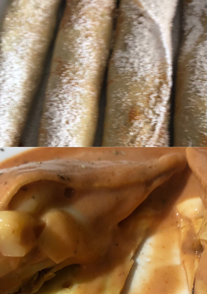 Una foto de Panqueques dulces y salados