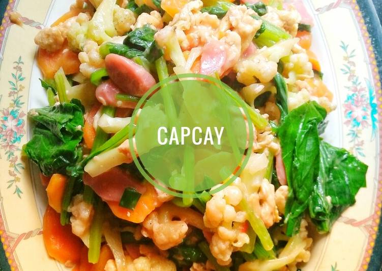 Recipe of Super Quick Homemade Cap Cay Kuah