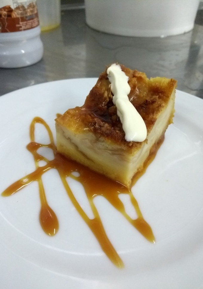 Una foto de Budín de pan con o sin gluten