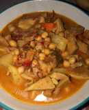 Guiso de mondongo con garbanzo 👌