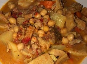 Foto principal de Guiso de mondongo con garbanzo 👌
