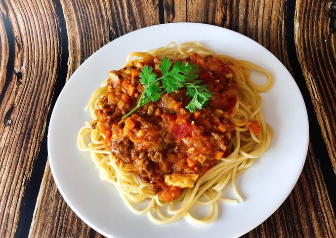Cách Làm Món Bolognese Spaghetti 🍝 Của Emily Luu - Cookpad