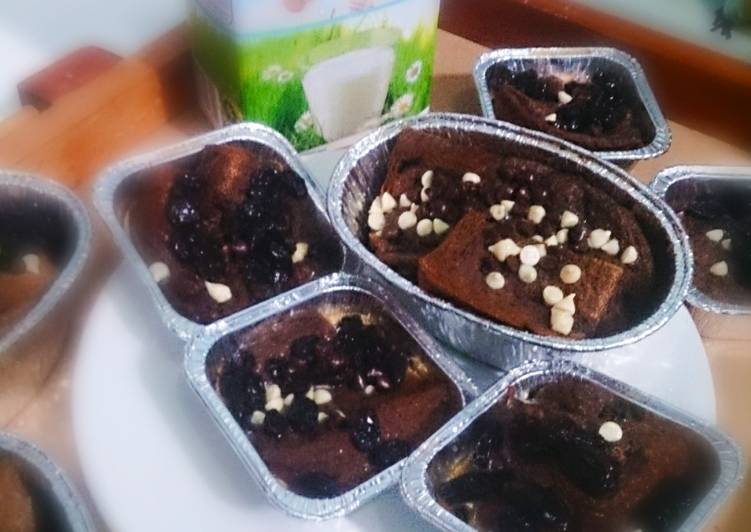 Resep Choco Bread Pudding with Love Recipe, Enak Banget