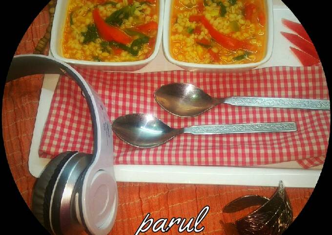 Recipe of Favorite Barley veg healthy soup