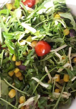 Rukkola saláta recept fotója