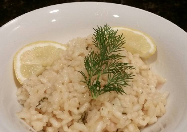 How to Make Quick Brad’s lemon dill risotto