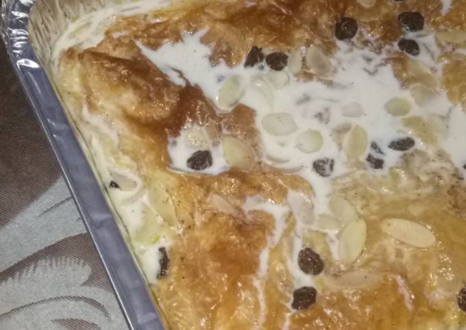 Resep Oum ali (dessert khas timur tengah) oleh Aliya habsyi Cookpad