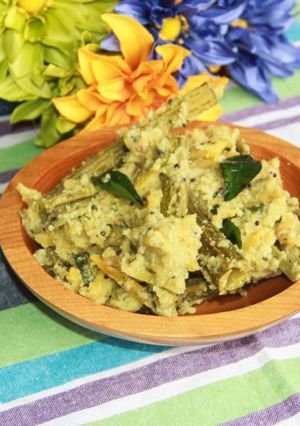 A picture of Kerala Style Jackfruit & Vegetables in Spiced Coconut Sauce.