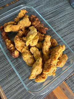 Una foto de Nuggets de pollo caseros