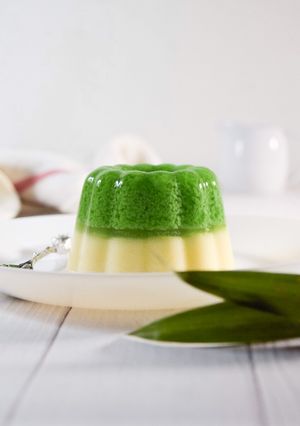 Foto resep Puding Lumut Pandan Mentega
