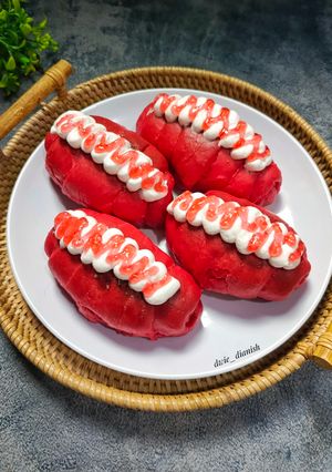 Foto resep Red Velvet Salt Bread