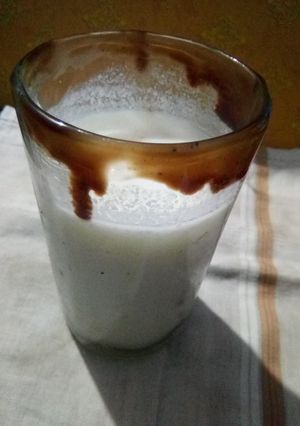 A picture of Chocolate lassi.