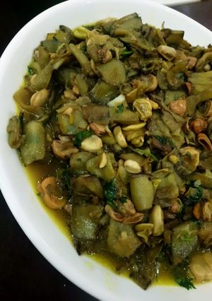 صورة لوصفة فول اخضر بالكزبره والثوم