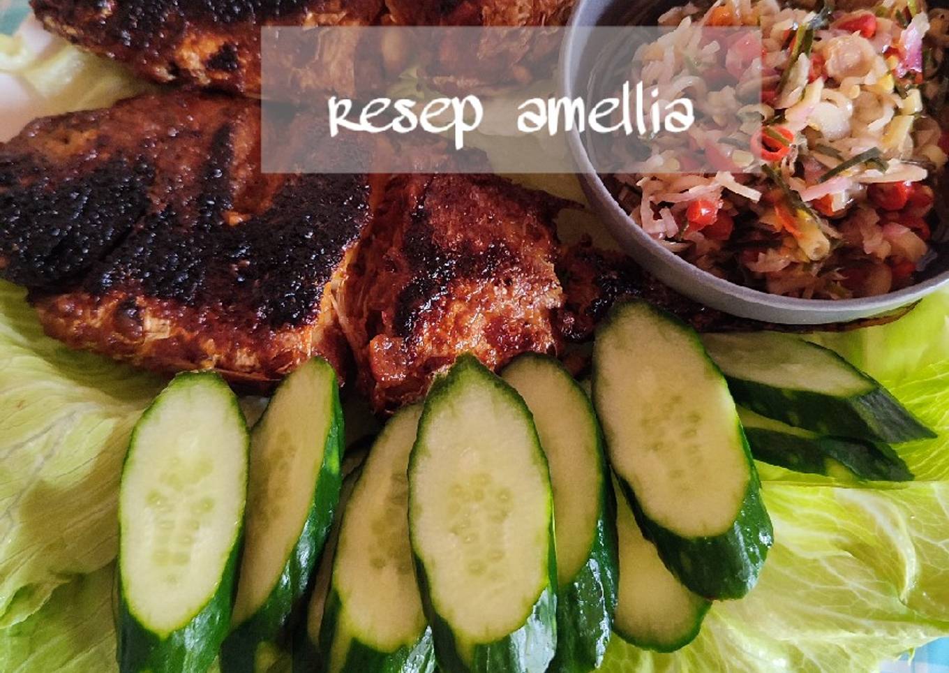 Ikan bakar jimbaran sambal matah