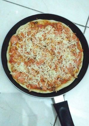 Foto resep Pizza Sosis Teflon