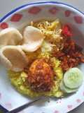 Nasi kuning tanpa santan low koles