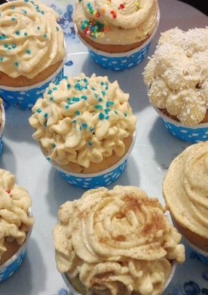 Una foto de Cupcake con crema de manjar