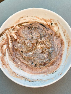 Una foto de Mousse de chirimoya (u otra fruta)