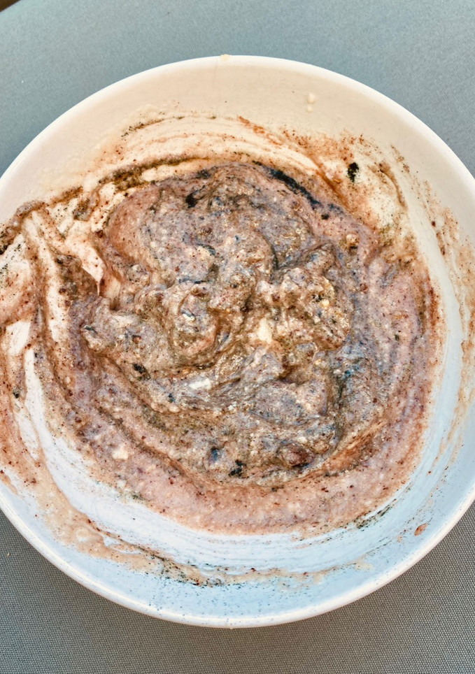Una foto de Mousse de chirimoya (u otra fruta)