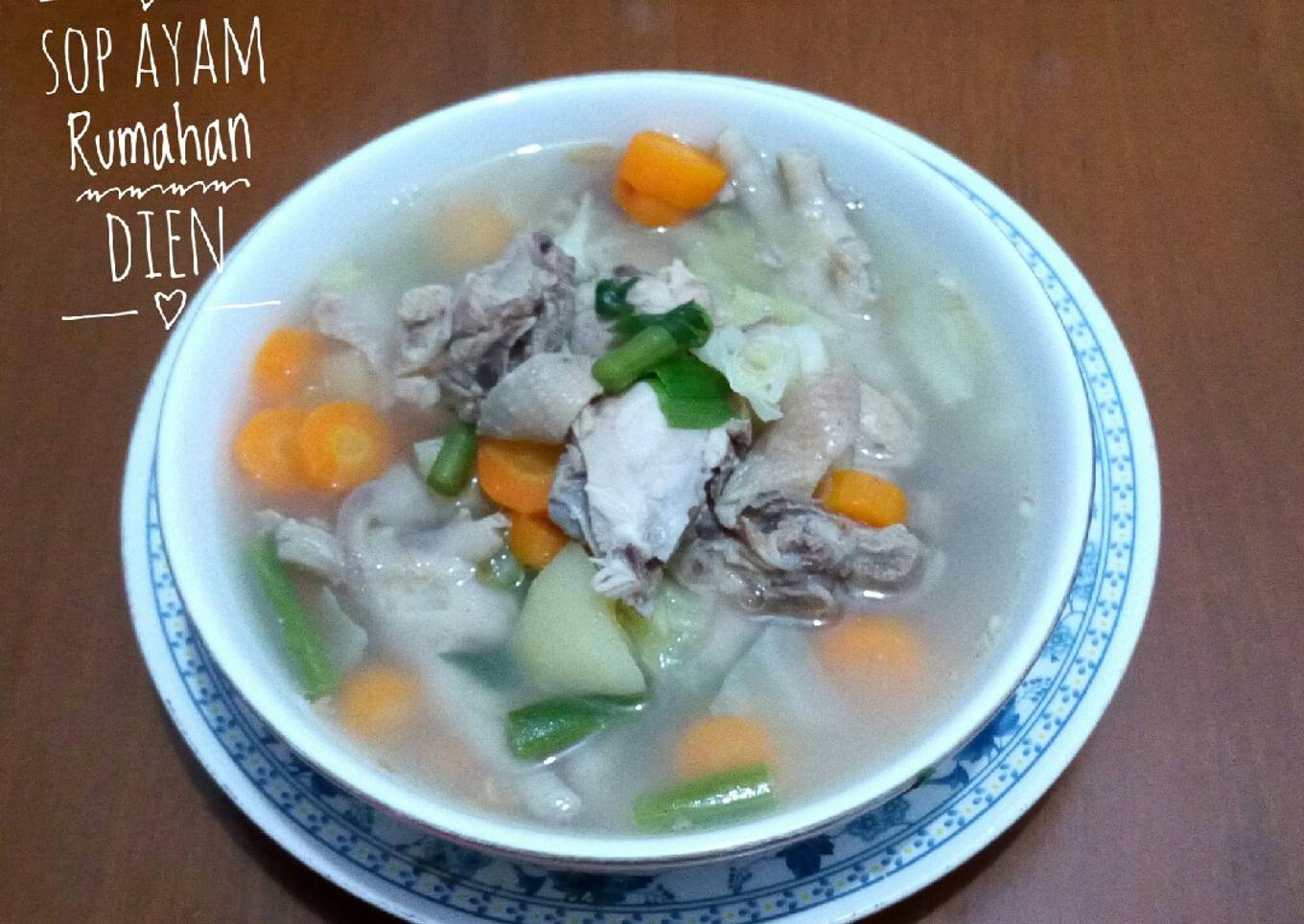 Sayur sop ayam rumahan