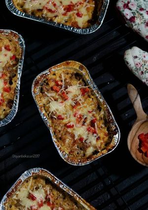 Foto resep Schootel Cauliflower with Shirataki and cheese #ketodiet