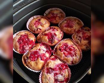 Easy Recipe Air Fryer Strawberry Muffins Practical Delicious