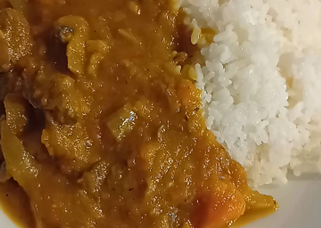 Homemade Japanese curry