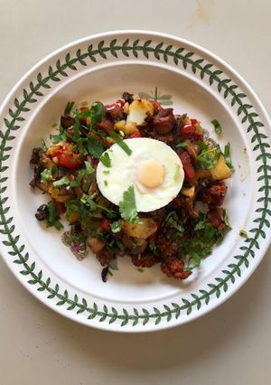 A picture of Chorizo Hash.