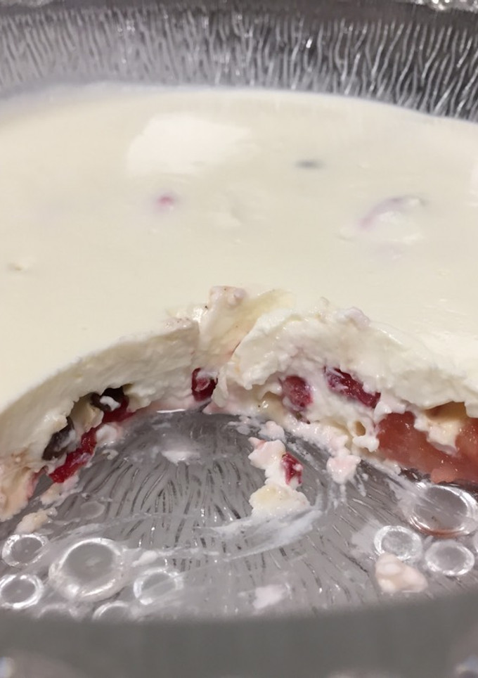 Una foto de Crema de queso, fresa y chip de chocolate