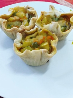 Una foto de Canastitos de verduras