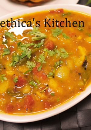 A picture of Aloo Ki Sabzi (Potato Curry).