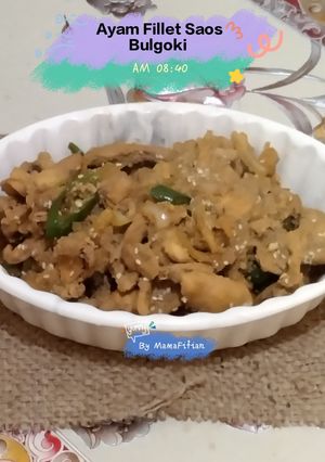 Foto resep Ayam Filet Saos Bulgogi